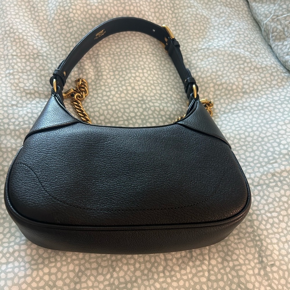 Gucci Black Leather Shoulder Bag - Picture 2 of 7